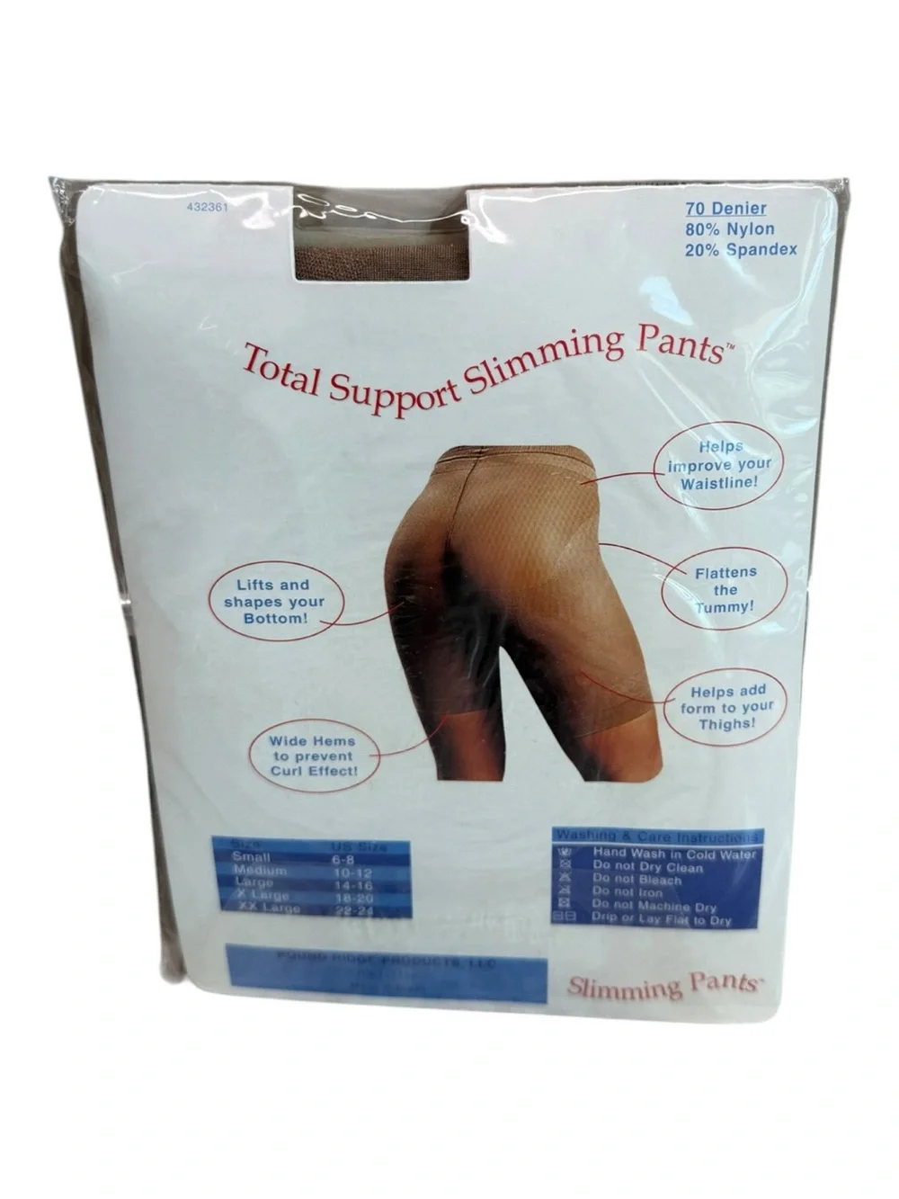 Slimming Pants total support slimming shorts, lifts and shapes Natural XXLarge